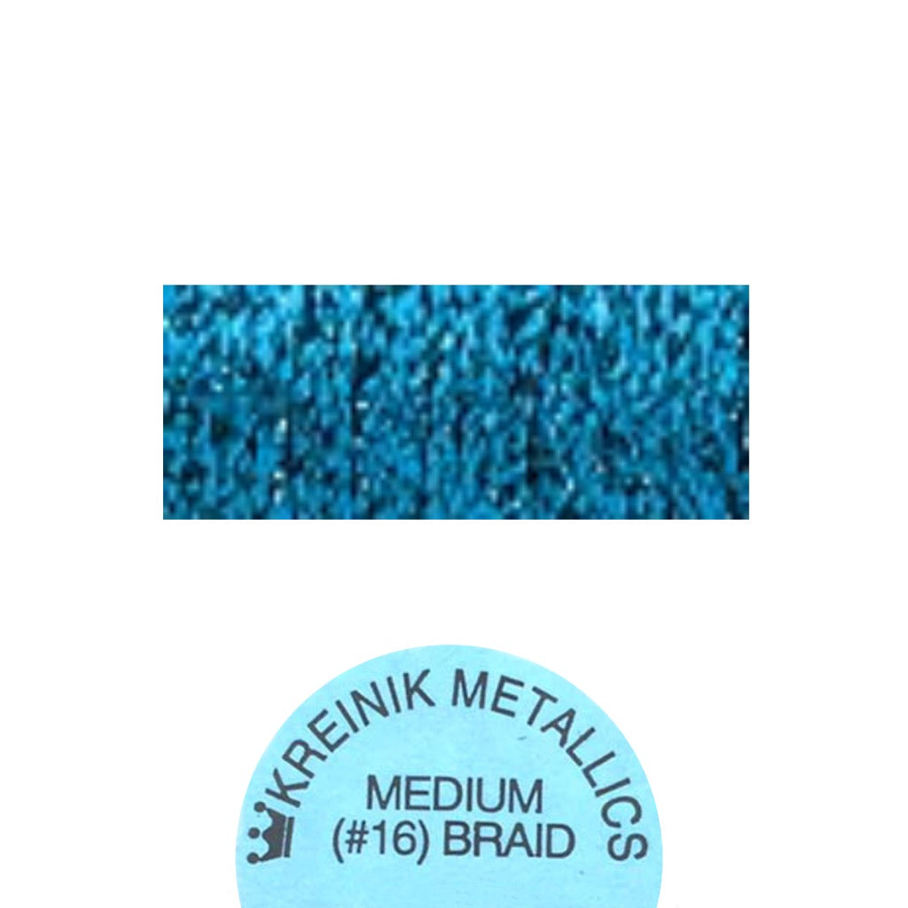 Kreinik Metallic#16 Braid  006HL Blue High Lustre