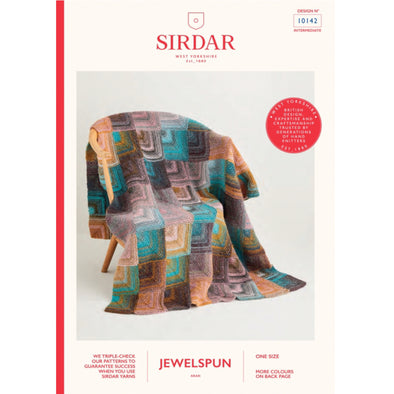 Sirdar 10142 Jewelspun Afghan Knit