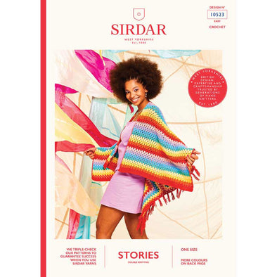Sirdar 10523 Stories Crochet Shawl