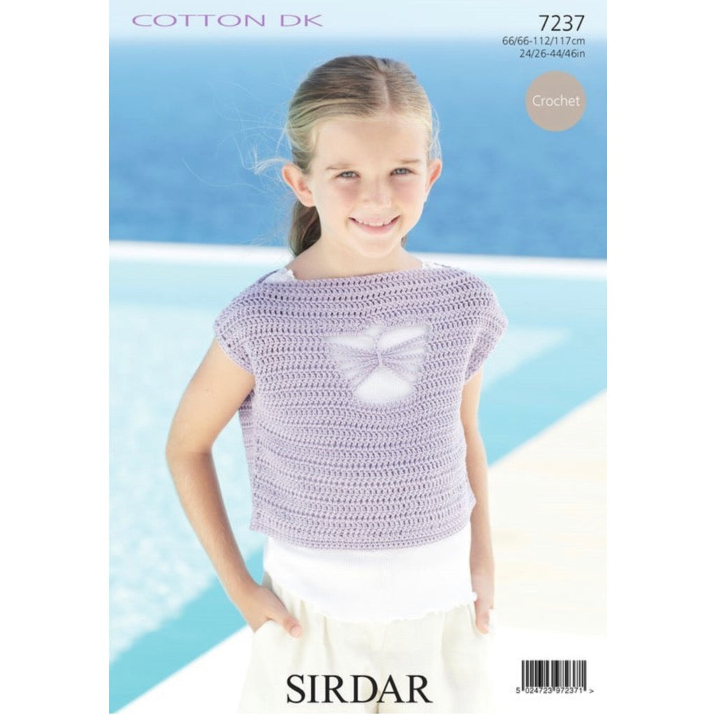 Sirdar 7237 Cotton DK Sweater