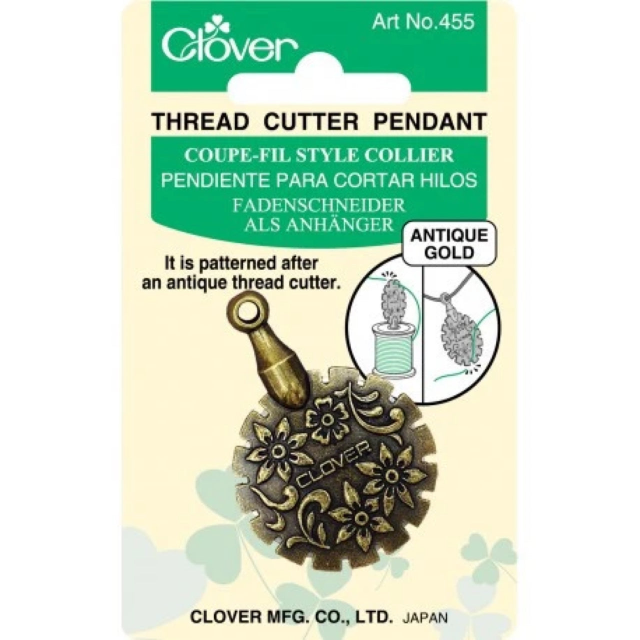 Thread Cutter Pendant Clover 455