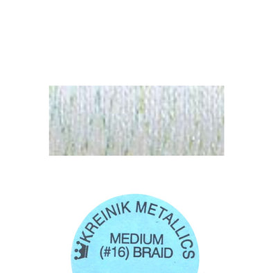 Kreinik Metallic #16 Braid  198 Pale Green Medium