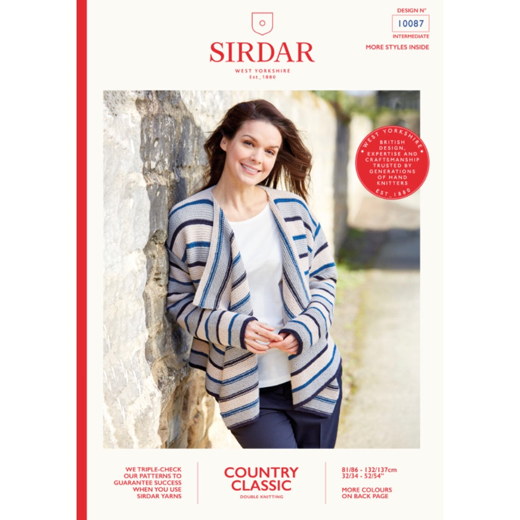 Sirdar 10087 Country Clasic Cardigan