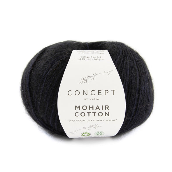 Mohair Cotton 082 Black