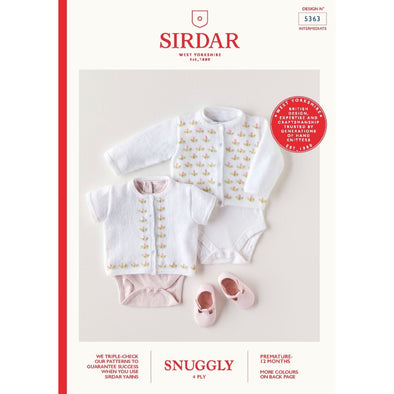 Sirdar 5363 Snuggly 4 ply Cardigan