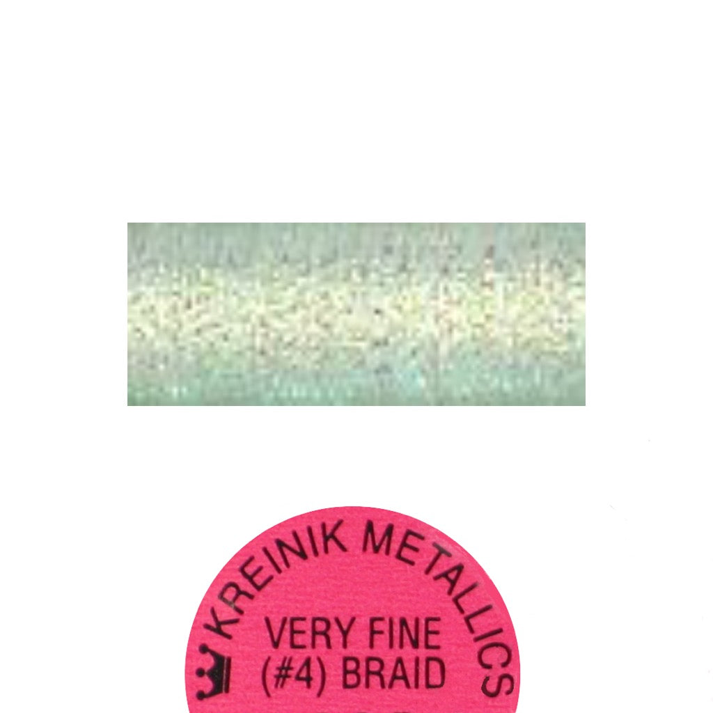 Kreinik Metallic #4 Braid 9032 Crystalline