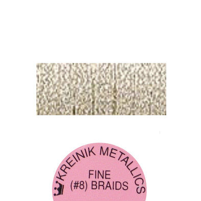 Kreinik Metallic #8 Braid  102C Vatican Gold Cord