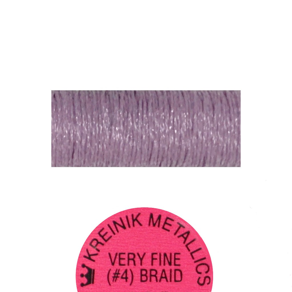 Kreinik Metallic #4 Braid   057F Grape Fluorescent