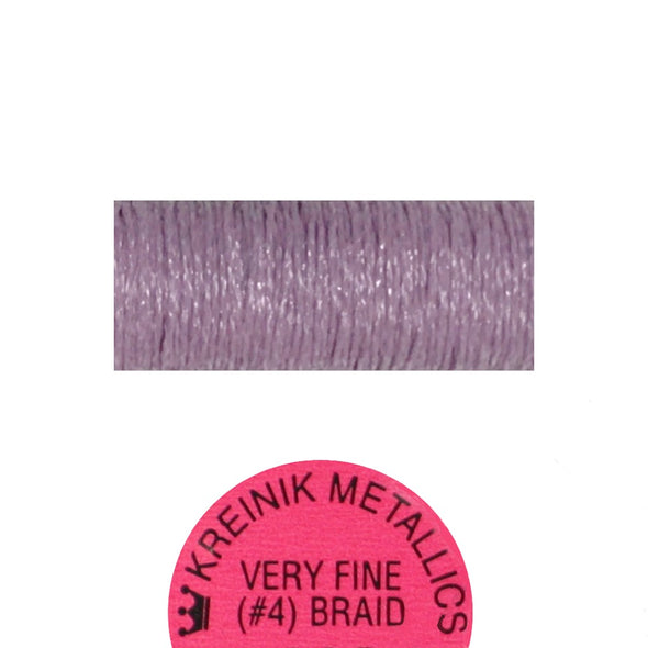 Kreinik Metallic #4 Braid   057F Grape Fluorescent