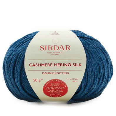 Cashmere Merino Silk DK 418 Orient Blue