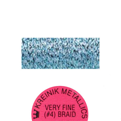 Kreinik Metallic #4 Braid 3214 Blue Zircon