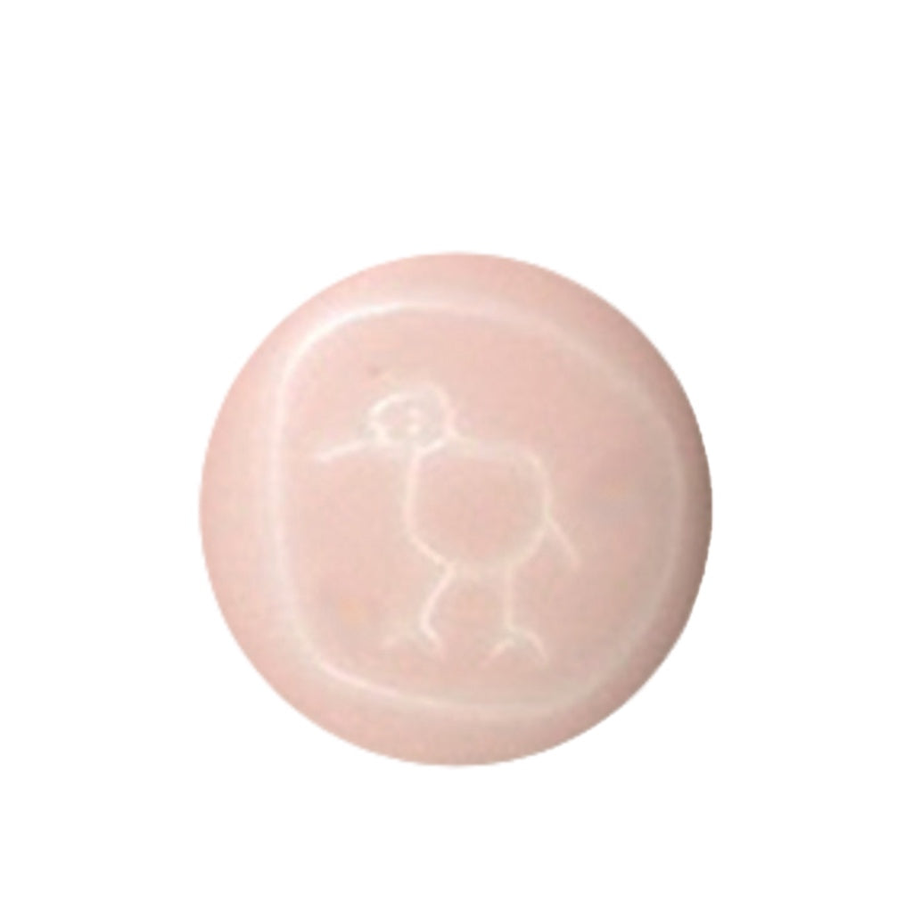 Button 952519 Pink with Duckling Image 15mm