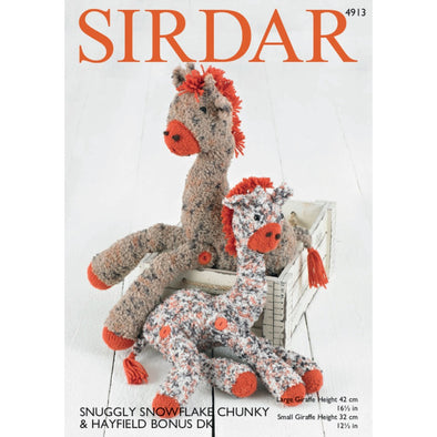 Sirdar 4913 Knitted Giraffe Toy