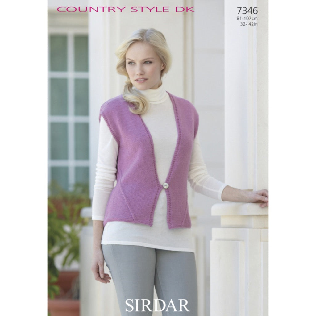 Sirdar 7346 Country Style DK Vest