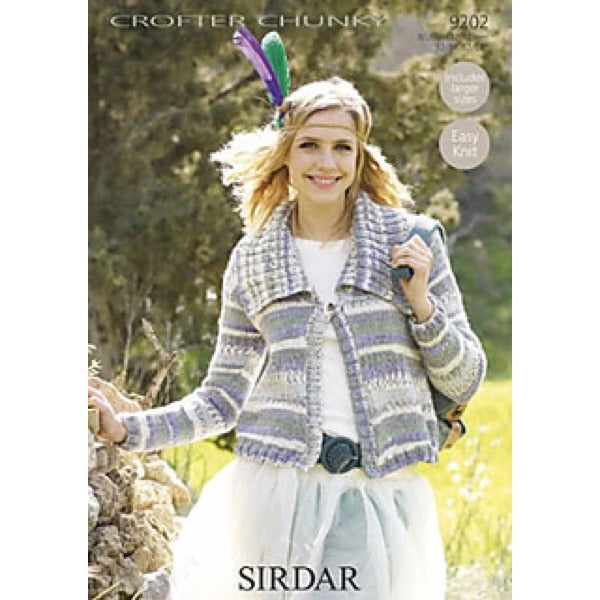 Sirdar 9202 Crofter Chunky Cardigan for Adults