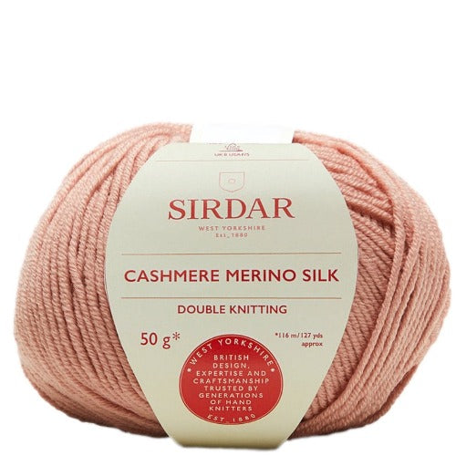 Cashmere Merino Silk DK 411 English Rose