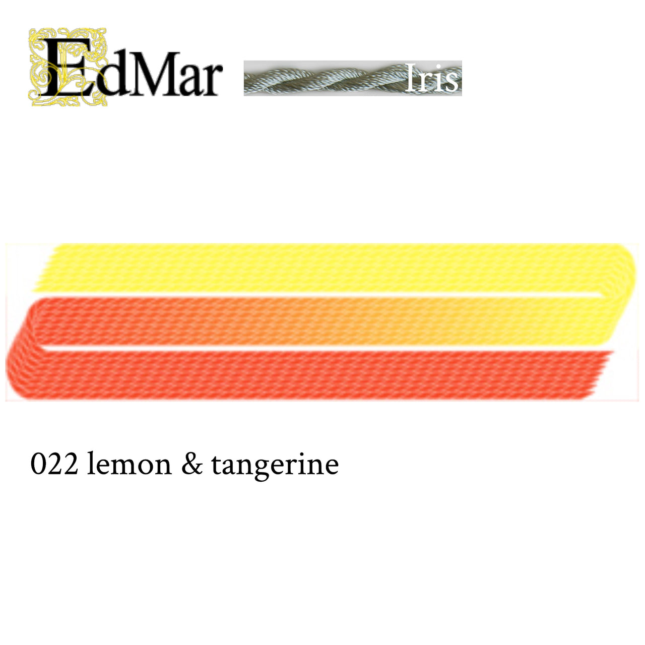 Iris 022 Lemon and Tangerine