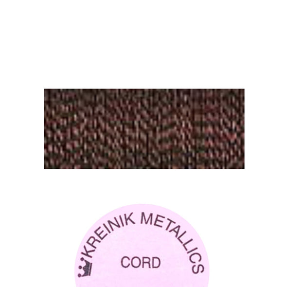 Kreinik Metallic Cord 201C Chocolate