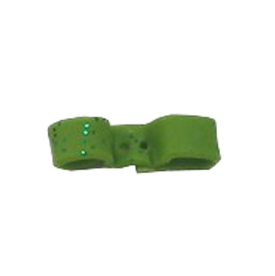 SB069 Green Glitter Half Bow