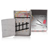 Circular Needle Gift Set Knitter's Pride Karbonz 3.00 - 6.00mm  Interchangeable Deluxe