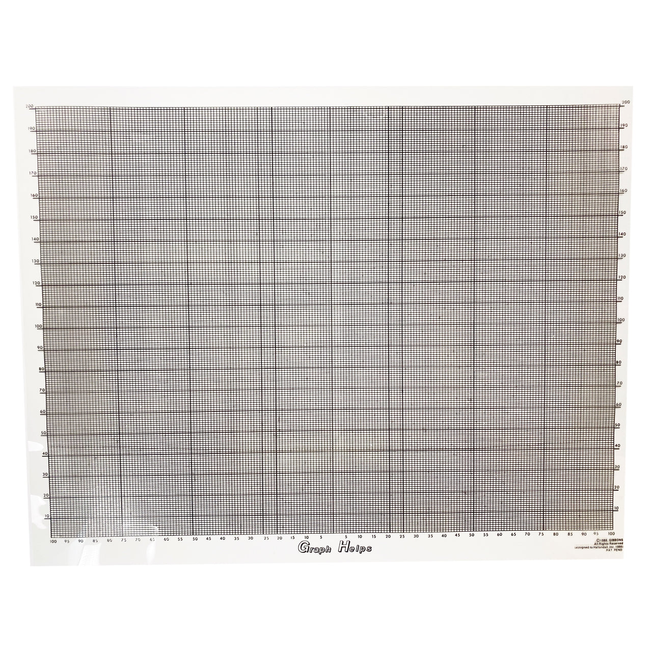 Knit Graph Paper - Large Dry Erase