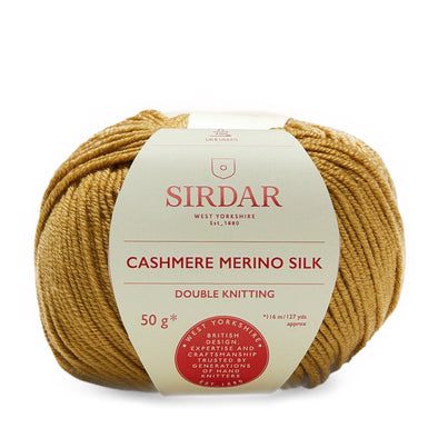 Cashmere Merino Silk DK 409 Old Gold - Sirdar