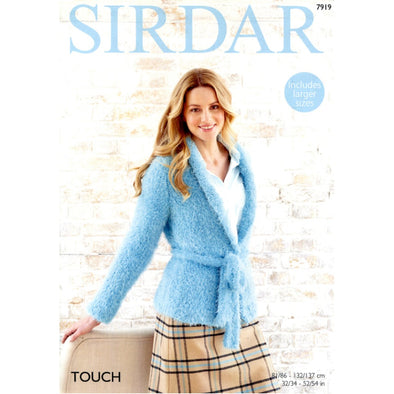 Sirdar 7919 Touch Vest or Jacket