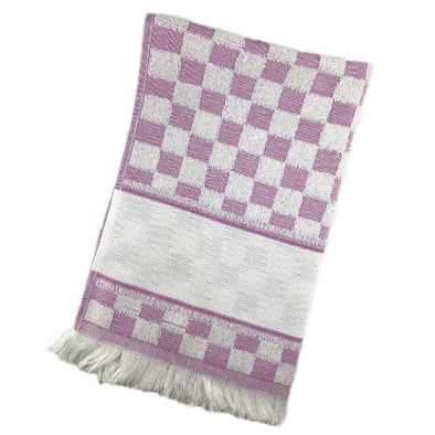 Towel T3006KL Verona Kitchen Towel White with Lilac