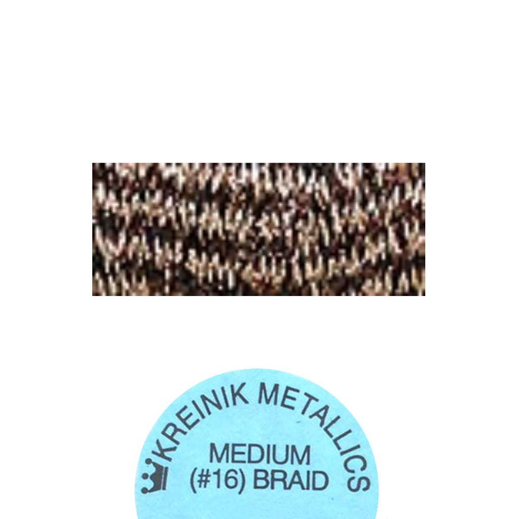 Kreinik Metallic#16 Braid 2122 Curry Medium