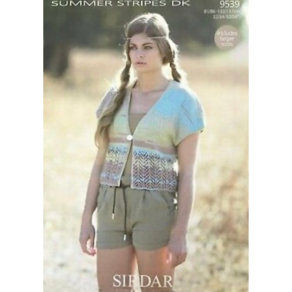 Sirdar 9539 Summer Stripes Cardigan