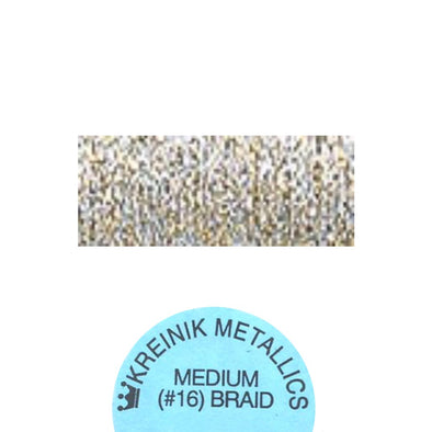 Kreinik Metallic #16 Braid  102 Vatican Gold Braid