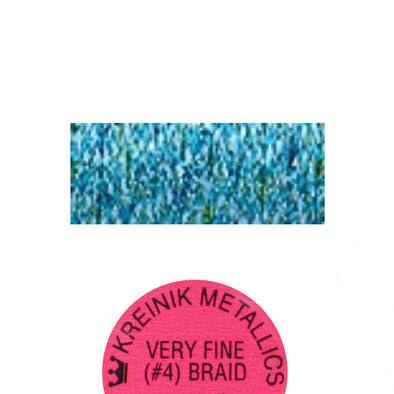 Kreinik Metallic #4 Braid   684 Aquamarine
