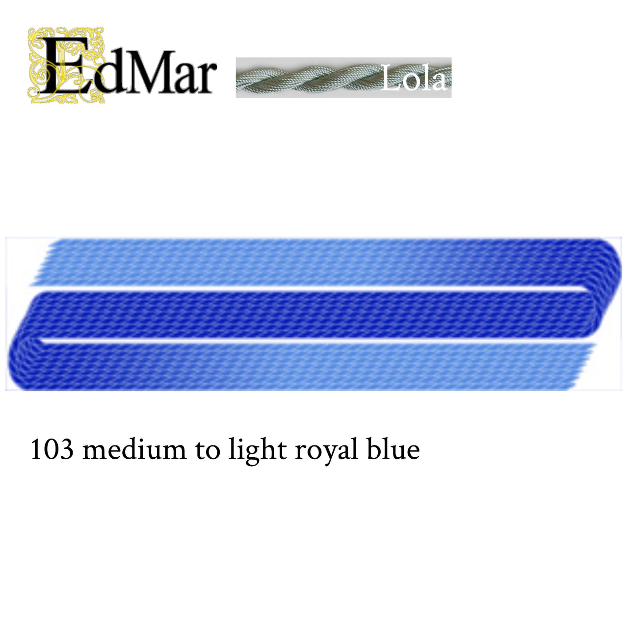 Lola 103 Med to Lt Royal Blue