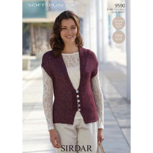 Sirdar 9590 Softspun DK Vest