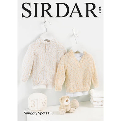 Sirdar 5195 Snuggly Spots Sweaters