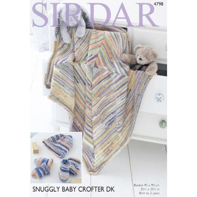 Sirdar 4798 Crofter Baby Blanket