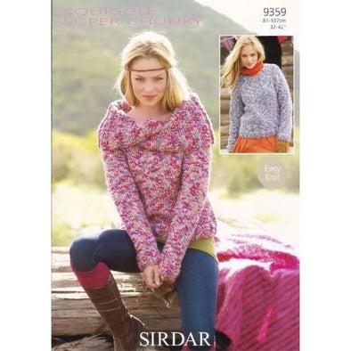 Sirdar 9359 Squiggle Super Chunky Sweater