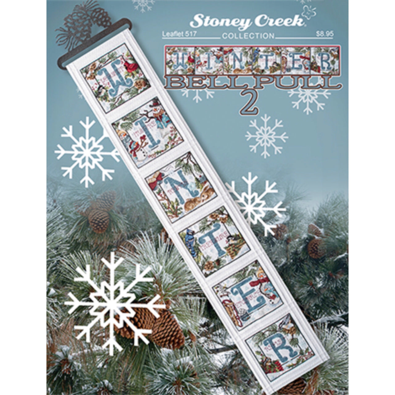 Stoney Creek Leaflet 517 Winter Bell Pull 2