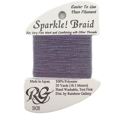 Sparkle Braid 28 Shimmer Violet