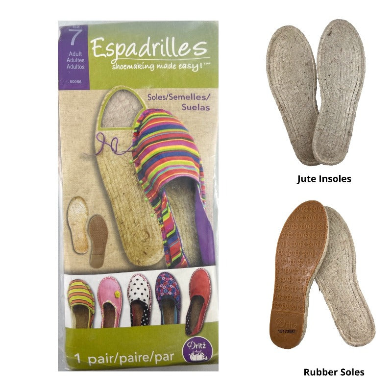 Sole - Espadrille Size  7 Adult