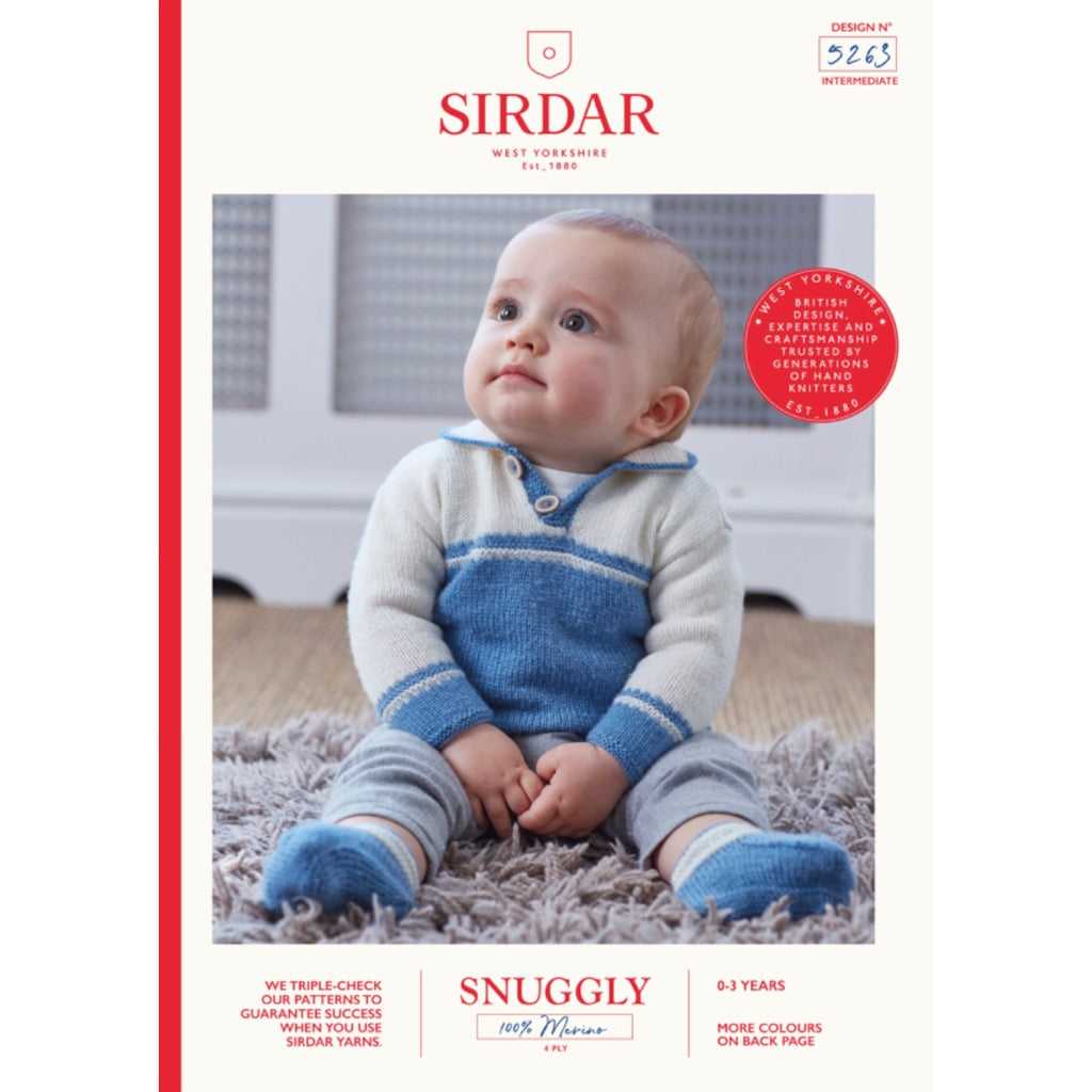 Sirdar 5263 Snuggly 4ply Sweater