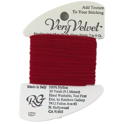 Very Velvet 231 Christmas Red