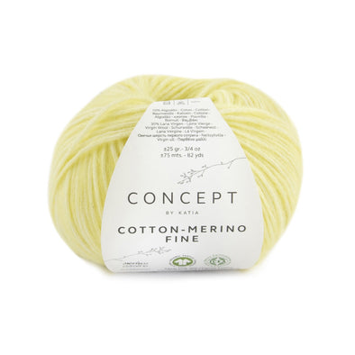 Cotton Merino Fine 83 Lt Yellow