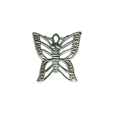 Charm J60222AS Flying Butterfly Filigree