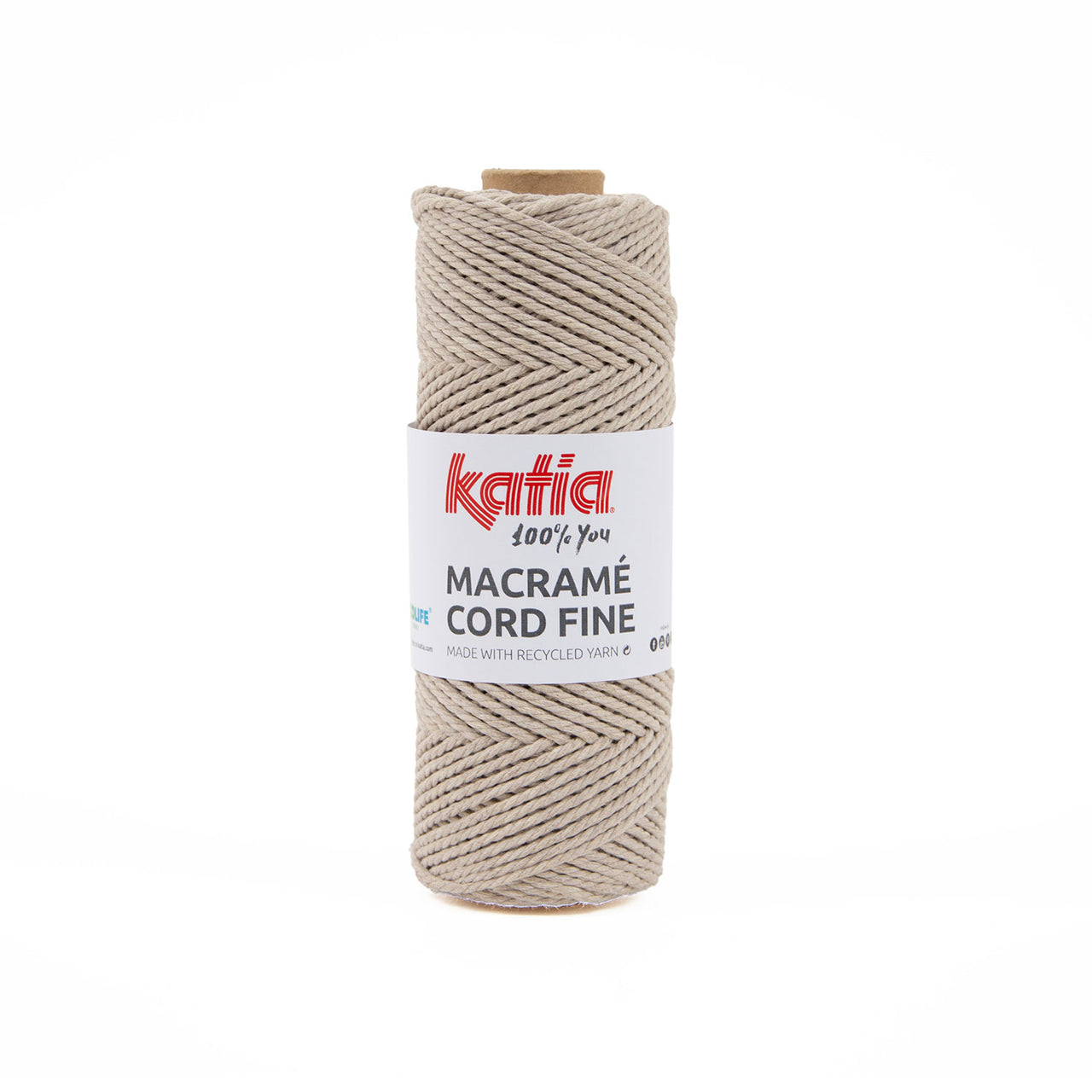 Macrame Cord Fine 205 Beige Brown 2.5mm