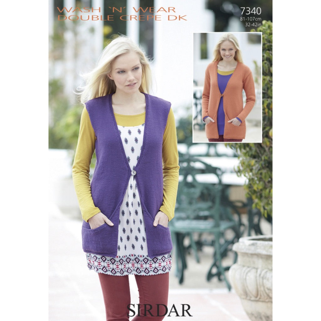 Sirdar 7340 Double Knit Tunic