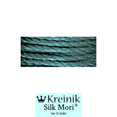 Silk Mori 4166 Dark Victoria Green