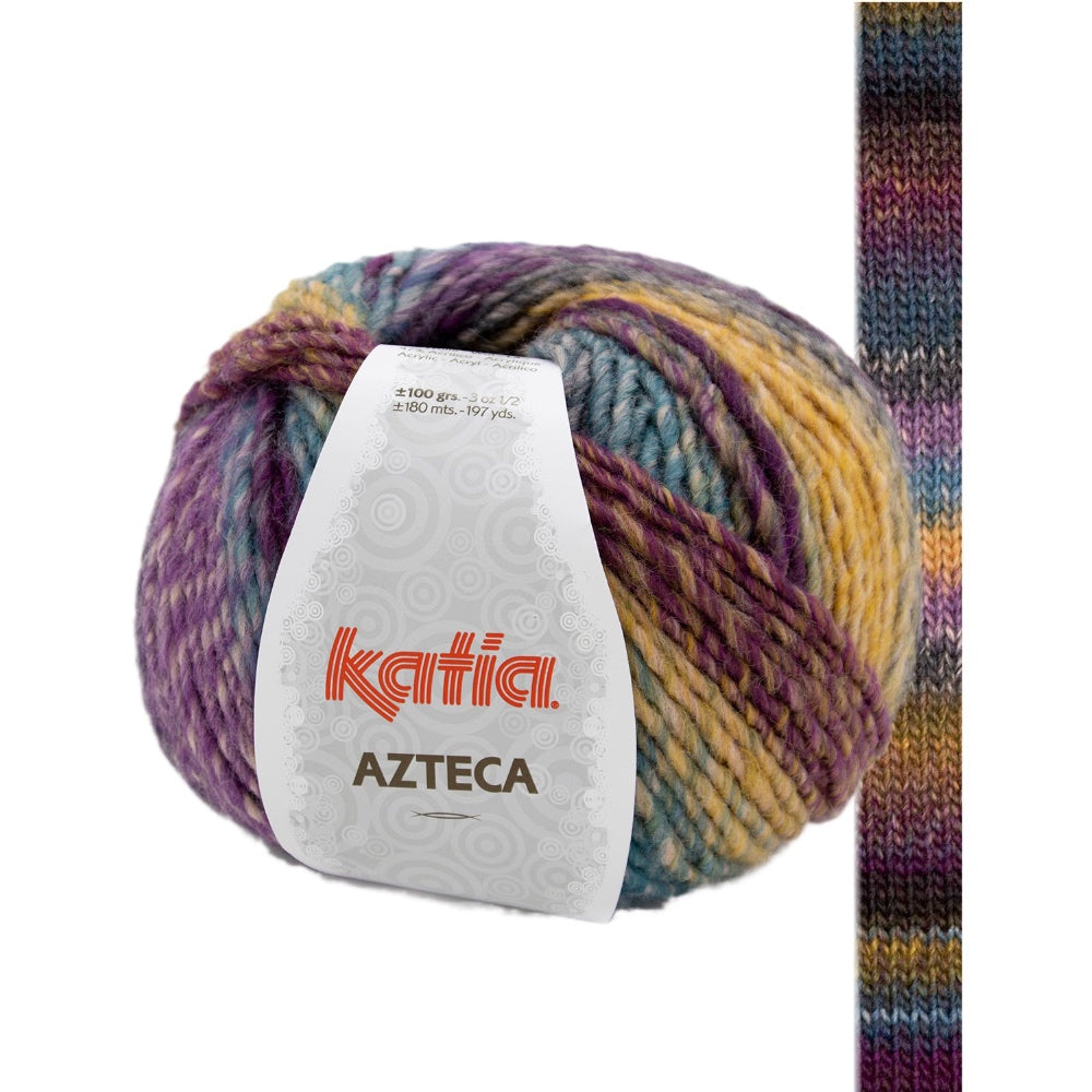 Azteca 7873 Khaki Camel & Lilac