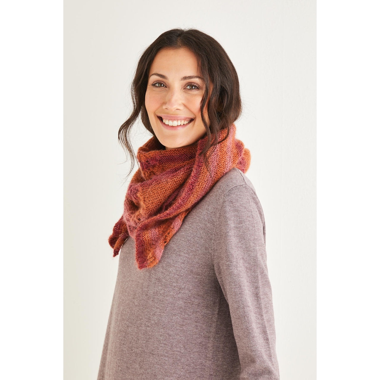 Sirdar 10214 Shawlie Cable Shawl