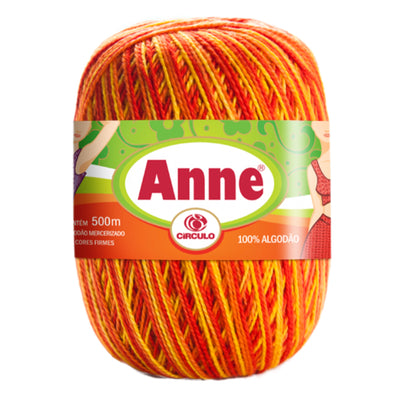 Anne 9619 Orange Verigated